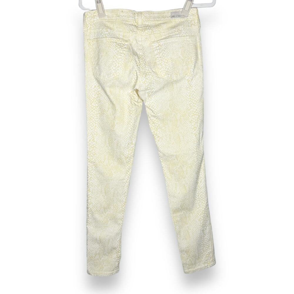 Adriano Goldschmied Yellow Python Print The Leggi… - image 2